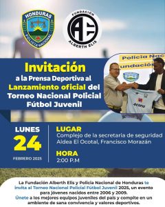 «Lanzamiento Oficial del Torneo Nacional Policial de Fútbol Juvenil»